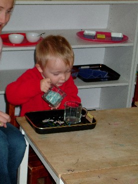 Dashiell working with Dry Pouring